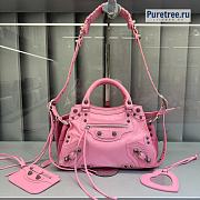 BALENCIAGA | Neo Cagole XS Handbag In Pink - 26 x 10 x 17cm - 1