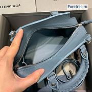 BALENCIAGA | Neo Classic Mini Handbag In Blue - 22 x 9 x 14.5cm - 3