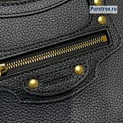 BALENCIAGA | Neo Classic Mini Handbag Gold Hardware In Black - 22 x 9 x 14.5cm - 2