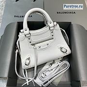 BALENCIAGA | Neo Classic Mini Handbag In White - 22 x 9 x 14.5cm - 1