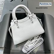 BALENCIAGA | Neo Classic Mini Handbag In White - 22 x 9 x 14.5cm - 2