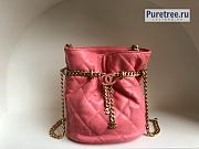 CHANEL | Bucket Bag Pink Lambskin AS3117 - 23 x 23 x 16cm - 1