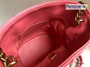 CHANEL | Bucket Bag Pink Lambskin AS3117 - 23 x 23 x 16cm - 4
