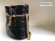 CHANEL | Bucket Bag Black Lambskin AS3117 - 23 x 23 x 16cm - 2