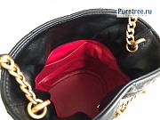 CHANEL | Bucket Bag Black Lambskin AS3117 - 23 x 23 x 16cm - 4