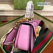 GUCCI | Bamboo 1947 Mini Top Handle Bag Pink Leather 686864 - 17 x 12 x 7.5cm - 4