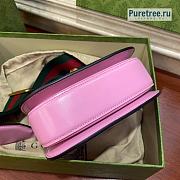 GUCCI | Bamboo 1947 Mini Top Handle Bag Pink Leather 686864 - 17 x 12 x 7.5cm - 3