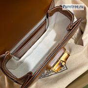 GUCCI | Bamboo 1947 Mini Top Handle Bag Brown Leather 686864 - 17 x 12 x 7.5cm - 5