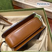 GUCCI | Bamboo 1947 Mini Top Handle Bag Brown Leather 686864 - 17 x 12 x 7.5cm - 4