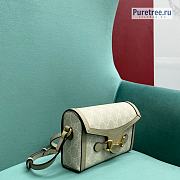 GUCCI | Horsebit 1955 Mini Bag White 699296 - 18 x 12 x 5cm - 6