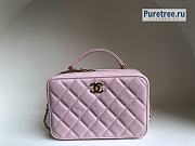 CHANEL | Vanity Case Pink Grained Calfskin - 18.5 x 12.5 x 6cm - 1