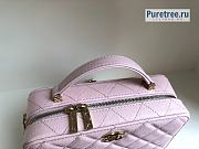 CHANEL | Vanity Case Pink Grained Calfskin - 18.5 x 12.5 x 6cm - 5