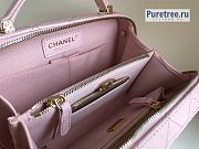 CHANEL | Vanity Case Pink Grained Calfskin - 18.5 x 12.5 x 6cm - 3