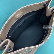 YSL | Niki Shopping Bag Beige Crinkled Vintage Leather - 33 x 27 x 11cm - 5