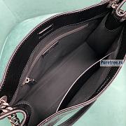 YSL | Niki Shopping Bag Black Crinkled Vintage Leather - 33 x 27 x 11cm - 4