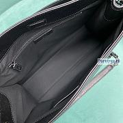 YSL | Niki Shopping Bag Black Crocodile Crinkled Vintage Leather 33x27x11 cm - 2
