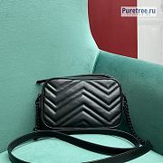 GUCCI | Marmont Small Shoulder Bag All Black 447632 - 18 x 6 x 12cm - 3