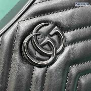 GUCCI | Marmont Small Shoulder Bag All Black 447632 - 18 x 6 x 12cm - 2