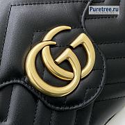 GUCCI | Marmont Matelassé Mini Bag Black Leather - 20 x 14.5 x 3.5cm - 3