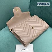 GUCCI | Marmont Matelassé Mini Bag Beige Leather - 20 x 14.5 x 3.5cm - 6