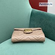 GUCCI | Marmont Matelassé Mini Bag Beige Leather - 20 x 14.5 x 3.5cm - 2