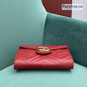 GUCCI | Marmont Matelassé Mini Bag Red Leather - 20 x 14.5 x 3.5cm - 2