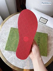 GUCCI | Chevron Thong Sandal Red - 4