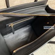CELINE | Micro Luggage Handbag In Black Smooth Calfskin Gold Hardware - 26 x 26 x 14cm - 4