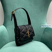 YSL | Le 57 Shoulder Bag In Black Quilted Lambskin - 24 x 18 x 5.5cm - 2