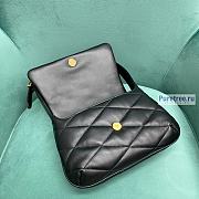 YSL | Le 57 Shoulder Bag In Black Quilted Lambskin - 24 x 18 x 5.5cm - 4