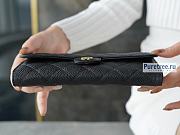 CHANEL | Classic Long Flap Wallet Gold/Black Caviar - 10.5 x 19.4 x 3cm - 6