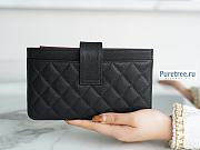 CHANEL | Classic Pouch With Holder Card Black Caviar 661605 -  20 x 12cm - 3