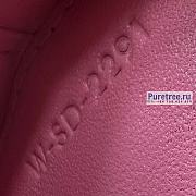 CELINE | Crossbody Oval Purse Cuir Triomphe In Pink Smooth Calfskin - 16 x 12.5 x 4cm - 6