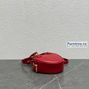 CELINE | Medium Celine Heart In Red Smooth Calfskin - 14.5 x 12 x 5cm - 2