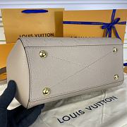 Louis Vuitton | Montaigne MM Beige Leather M41048 - 4