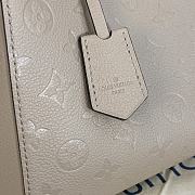 Louis Vuitton | Montaigne MM Beige Leather M41048 - 5