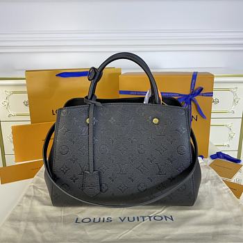 Louis Vuitton | Montaigne MM Black Leather M41048