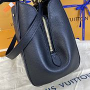 Louis Vuitton | Montaigne MM Black Leather M41048 - 4