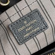 Louis Vuitton | Montaigne MM Black Leather M41048 - 6