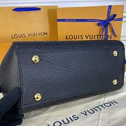 Louis Vuitton | Montaigne MM Black Leather M41048 - 2