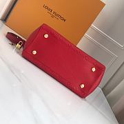 Louis Vuitton | Montaigne MM Red Leather M41048 - 5