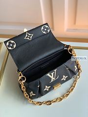 Louis Vuitton | Favorite Bag Black Bicolor Monogram Leather M45859 - 24 x 14 x 9cm - 5