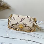 Louis Vuitton | Favorite Bag Cream Bicolor Monogram Leather M45859 - 24 x 14 x 9cm - 1