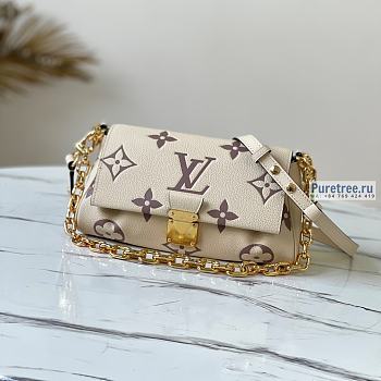 Louis Vuitton | Favorite Bag Cream Bicolor Monogram Leather M45859 - 24 x 14 x 9cm