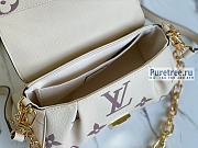 Louis Vuitton | Favorite Bag Cream Bicolor Monogram Leather M45859 - 24 x 14 x 9cm - 6