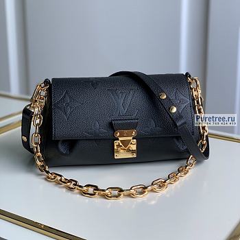 Louis Vuitton | Favorite Bag Black Monogram Leather M45813 - 24 x 14 x 9cm