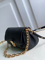Louis Vuitton | Favorite Bag Black Monogram Leather M45813 - 24 x 14 x 9cm - 5