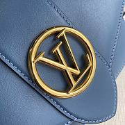 Louis Vuitton | Pont 9 Blue Smooth Calfskin M55947 - 23 x 15 x 8cm - 5