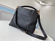 Louis Vuitton Maida Hobo Black Monogram Leather M45522 33x30x16 cm - 2