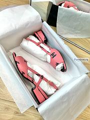 CHANEL | 22 Sandals Pink Printed Lambskin - 3cm - 4